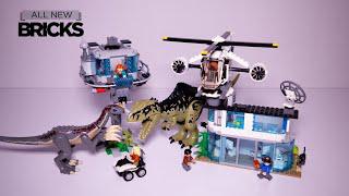 Lego Jurassic World 76949 gigonotosaurus & therizinosaurus скорость атаки построить