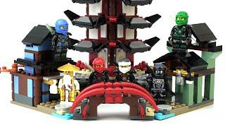[MOC] Kuil Ninja Lego dibuat dan dipertontonkan untuk para penggemar Lego