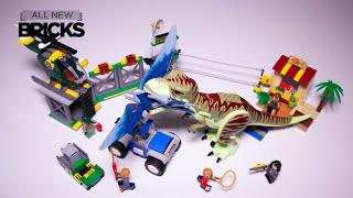 Lego, New World, 76944 con khủng long khổng lồ, đã được xây dựng với tốc độ rượt đuổi của 76943 con rồng.