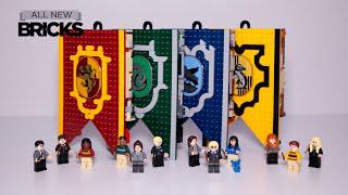 Pengumpulan spanduk-spanduk rumah Lego Harry Potter mempercepat pembuatan