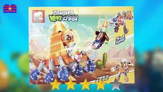 Lego Plants vs. Zombies: Zombie Mech Brick Set Unbox & Build | Unofficial LEGO
