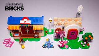 Hewan Lego melintasi retakan Nook dan rumah Rosie 7750 yang dibangun dengan kecepatan