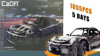 5 hari membina kereta perlumbaan lego ruf gt 2019| Unboxing & Bangunan