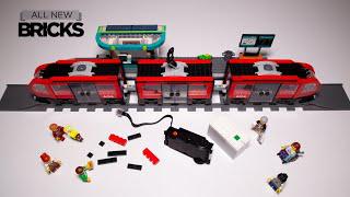 bandar lego 60423 pusat bandar trem dan stesen dengan fungsi kuasa membina kelajuan