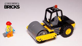 Lego bandar 60401 pembinaan steamroller kelajuan membina