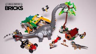 Lego Jurassic World Rebirth 76973 Raptor and Titanosaurus Tracking Mission