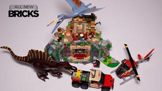 レゴジュラシック世界の再生 76976 スピノサウルス & ケツァルコアトルス航空ミッションスピードビルド